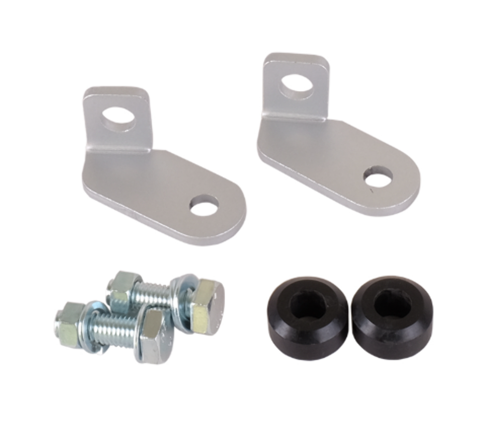 Engine Damper - B Series - Red Damper w/ Silver Brackets