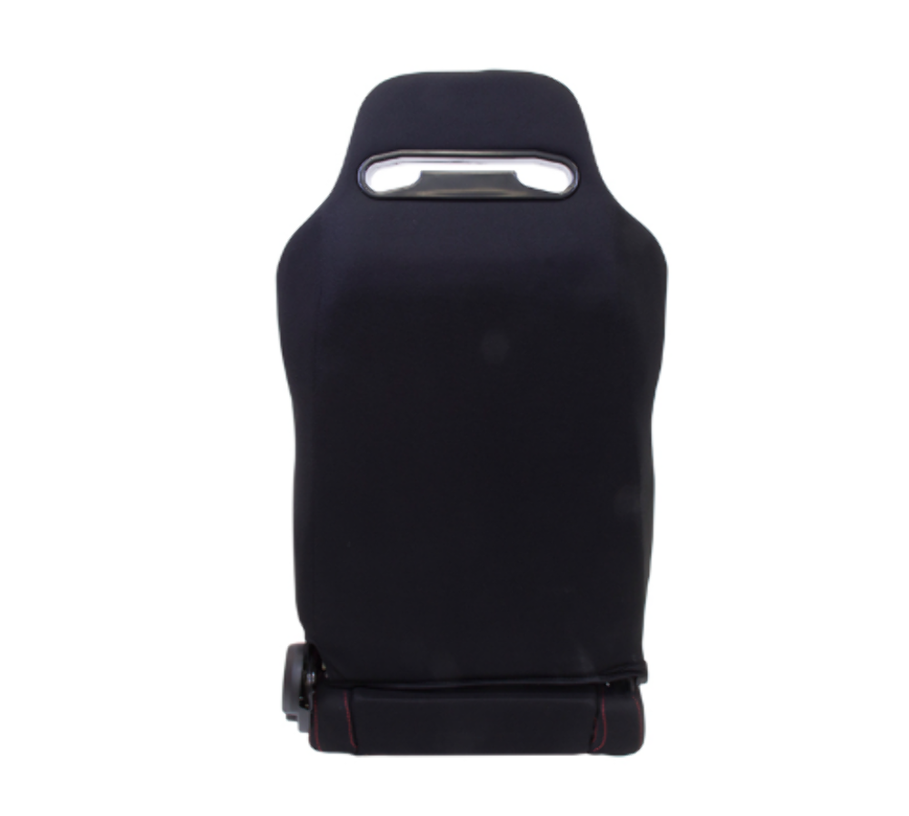 Type-R Cloth Sport Seat Black w/ Red Stitch w/ logo
