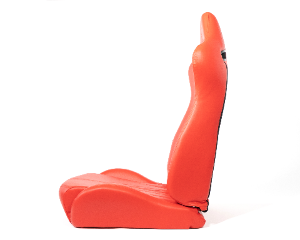 "The Arrow" NRG Sports Vinyl Seat Red w/ Red Stitch plus Pressed NRG logo