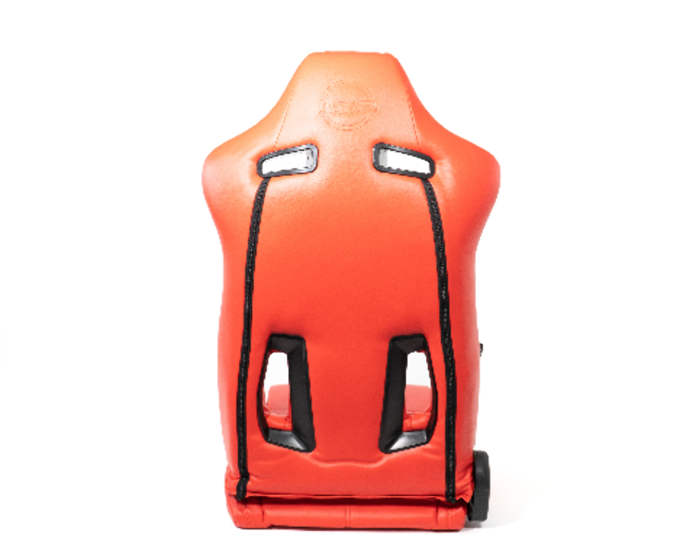 "The Arrow" NRG Sports Vinyl Seat Red w/ Red Stitch plus Pressed NRG logo
