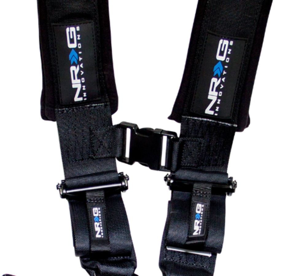 SFI 16.1 5pt 3 inch Seat Belt Harness / Latch Link - Black
