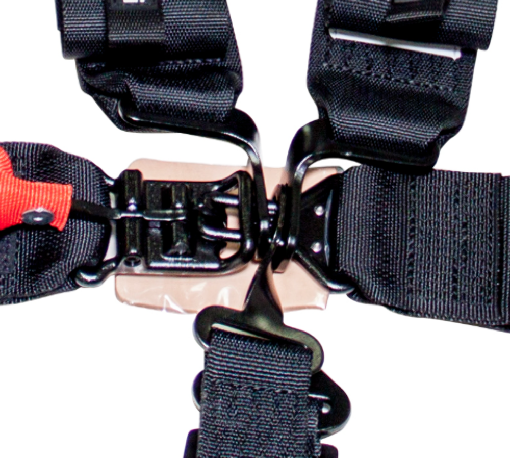 SFI 16.1 5pt 3 inch Seat Belt Harness / Latch Link - Black