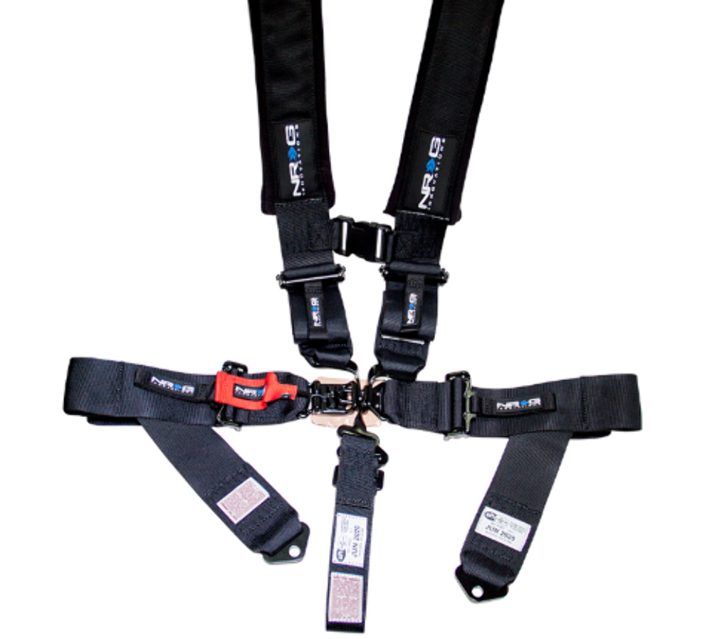 SFI 16.1 5pt 3 inch Seat Belt Harness / Latch Link - Black