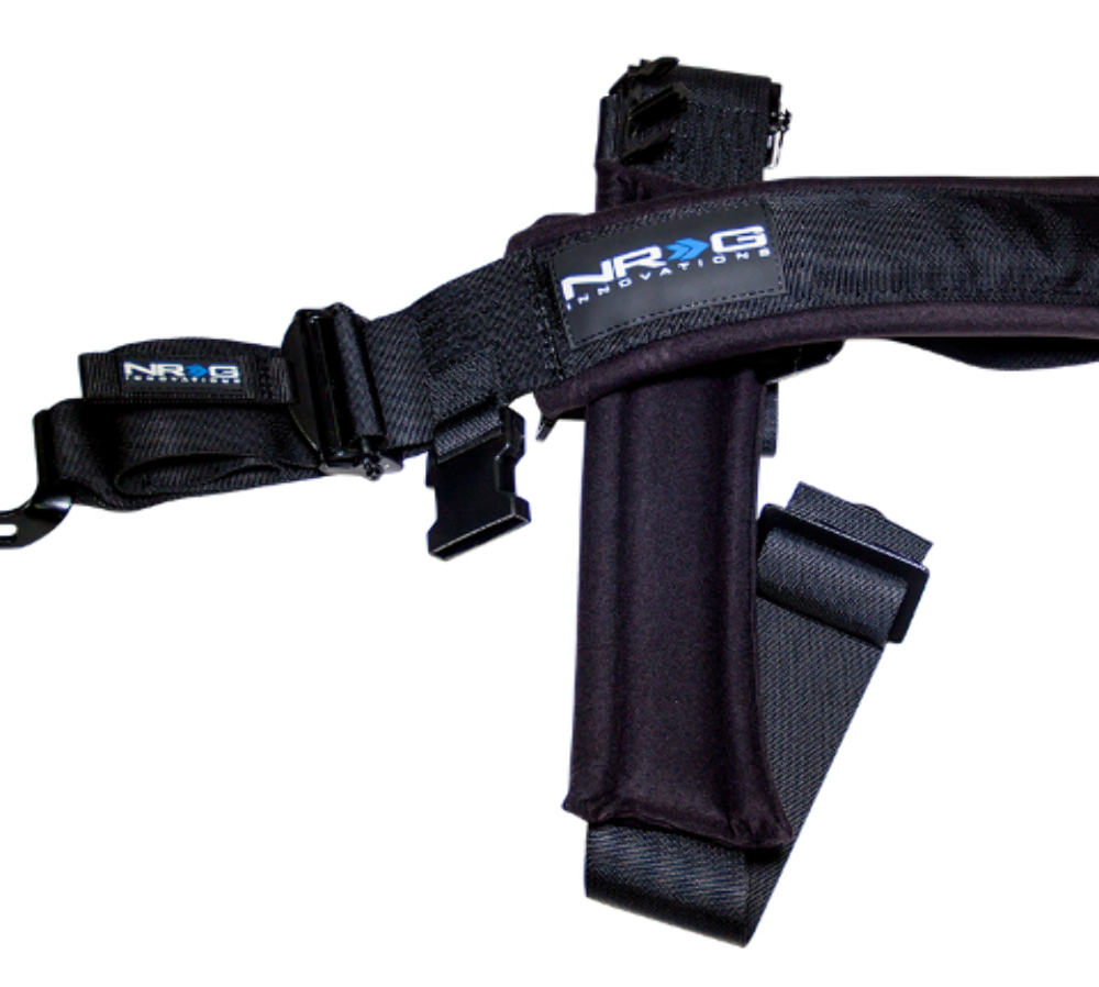 SFI 16.1 5pt 3 inch Seat Belt Harness / Latch Link - Black