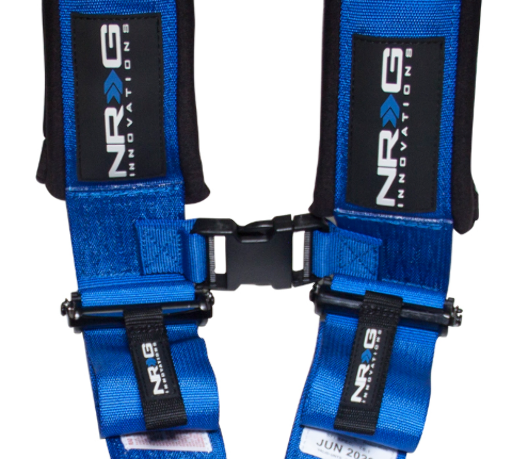 SFI 16.1 5pt 3 inch Seat Belt Harness / Latch Link - Blue