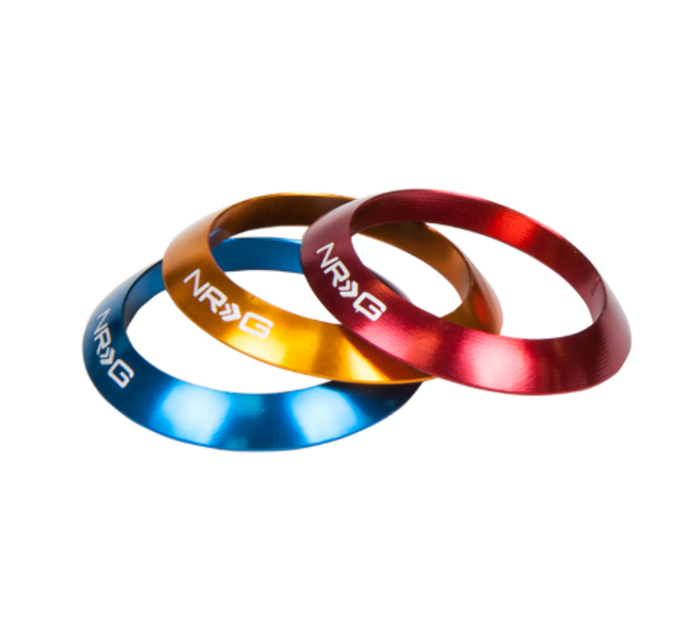 White Shift Knob - 4 interchangeable rings