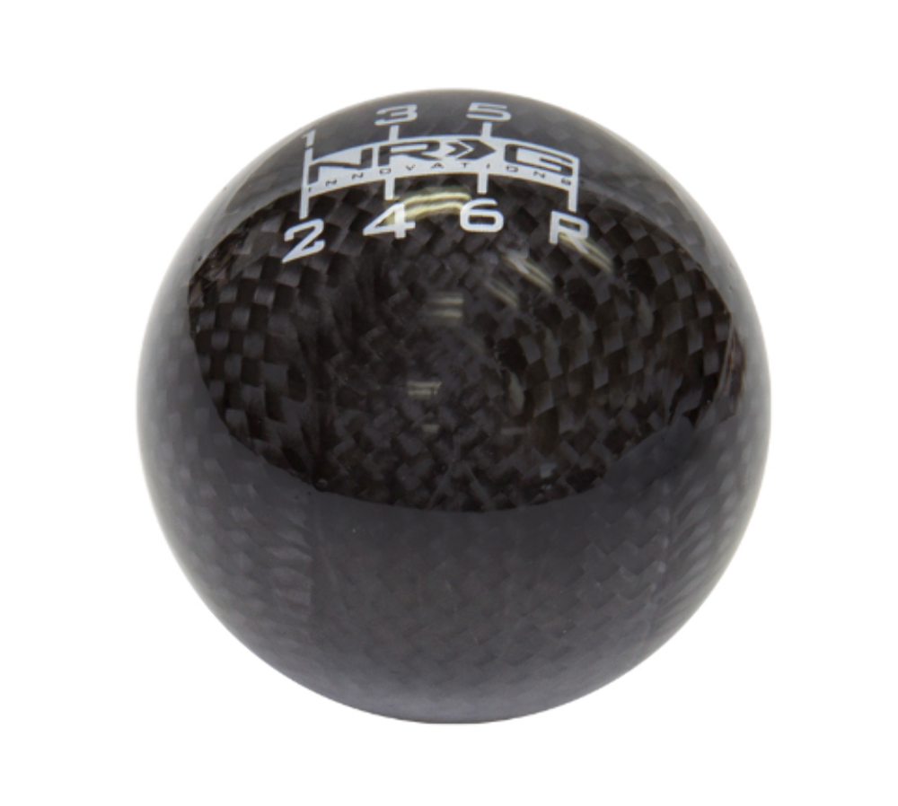 Ball Style Universal Black Carbon Fiber - 6 Speed Pattern