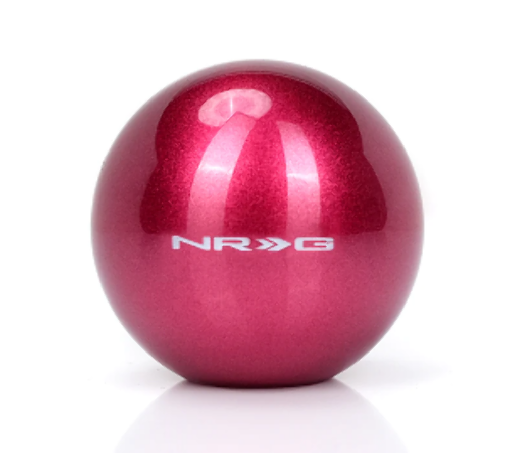 Fushia Sparkly Painted Titanium Round Shifter Heavey Weight
