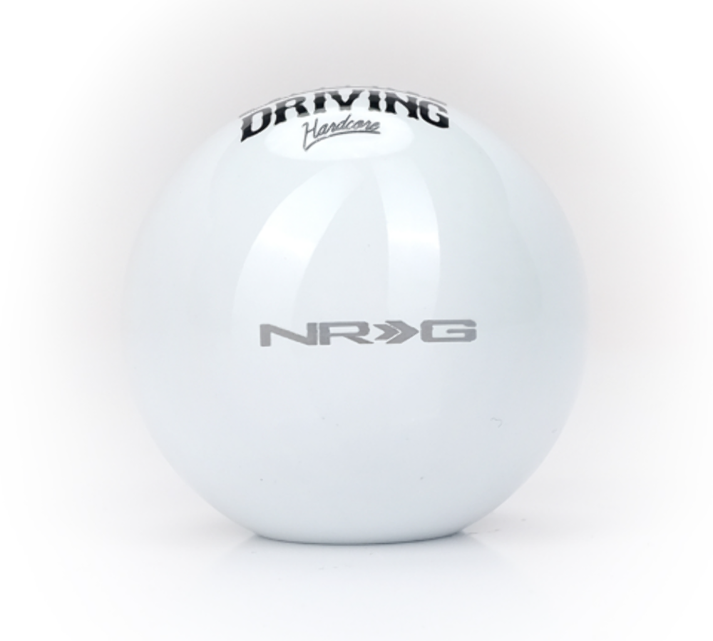 Hardcore Collab Painted White Round Shifter Heavey Weight