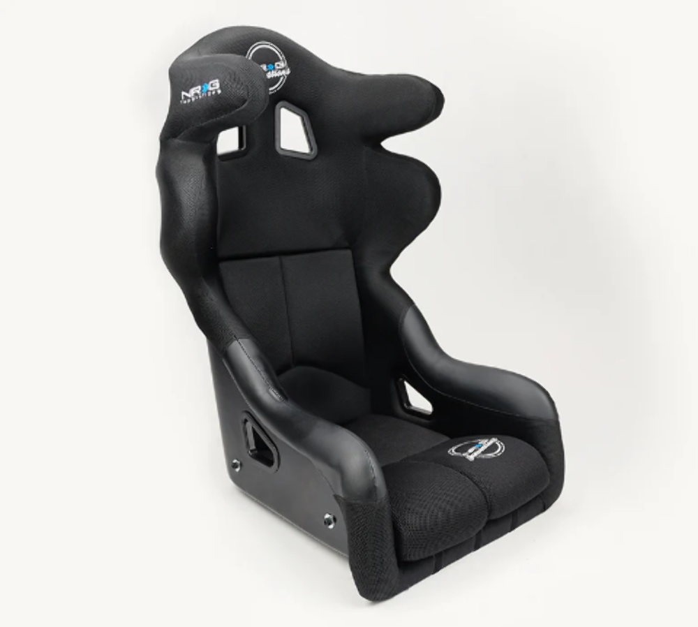 NRG FIA Competition Seat with Competition Fabric, FIA homologated, Head Containment, Medium Fit