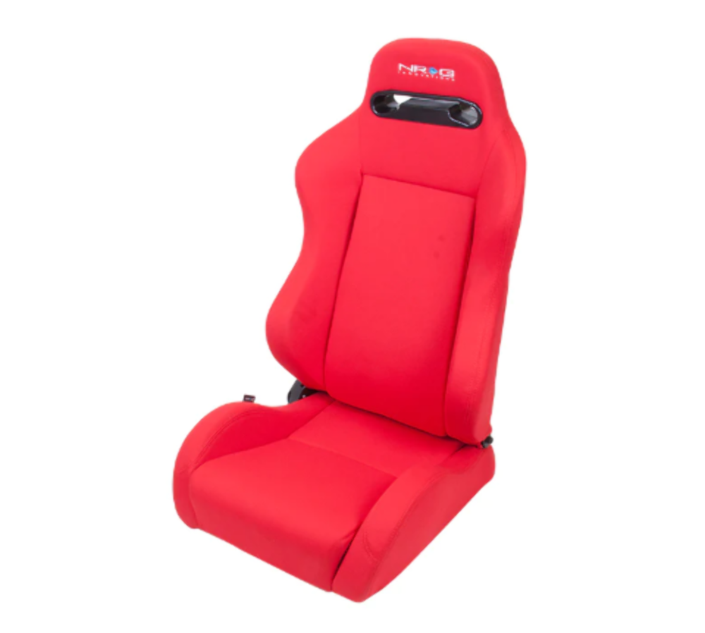 Type-R Cloth Sport Seat Red w/ Red Stitch w/ logo