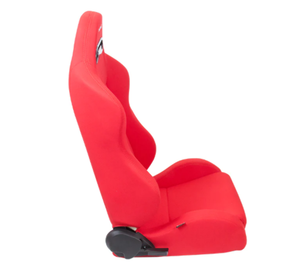 Type-R Cloth Sport Seat Red w/ Red Stitch w/ logo