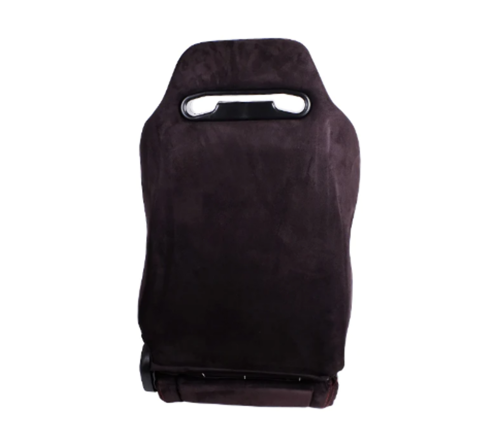 Type-R Suede Sport Seat Black W/ Red Stitching w/ logo