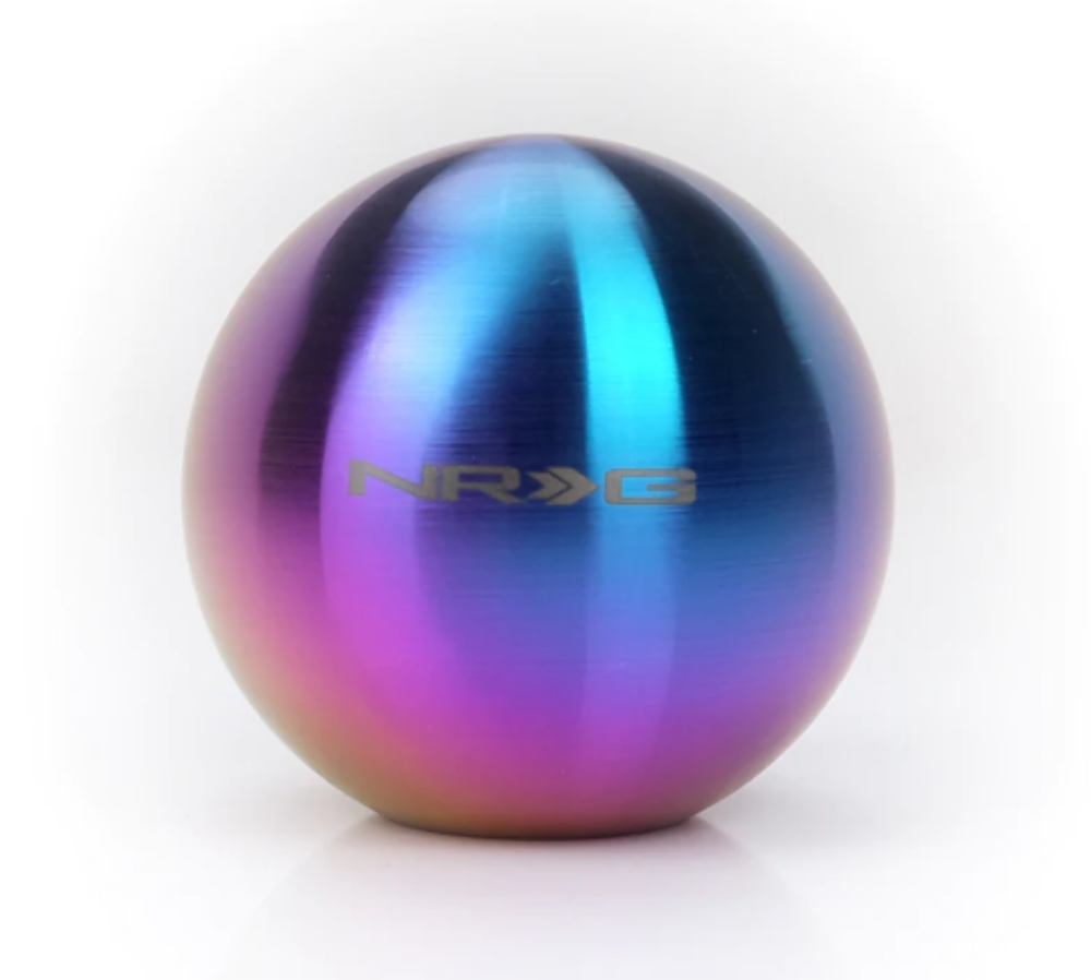 Teal Sparkly Painted TitaniumRound Shifter Heavey Weight