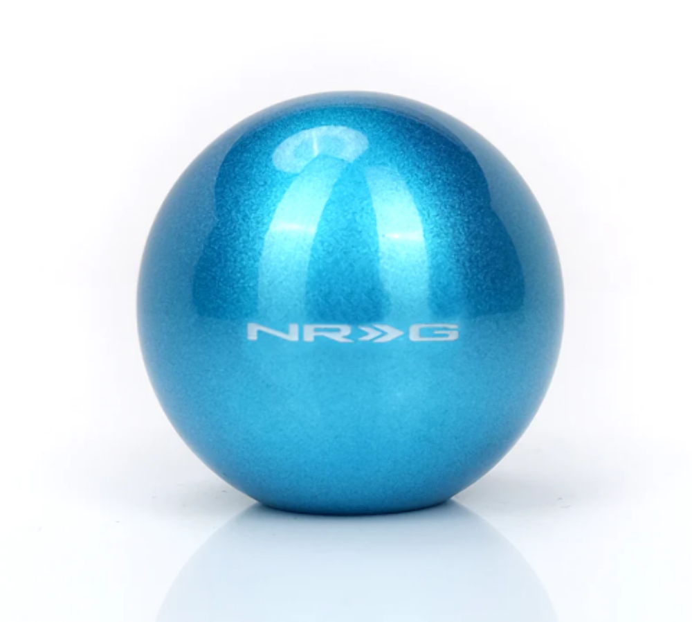 Teal Sparkly Painted TitaniumRound Shifter Heavey Weight