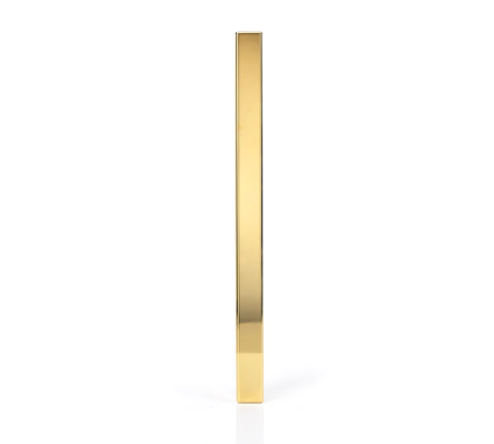 B.A.J Tall shift knob "blank" Chrome Gold M10x1.5