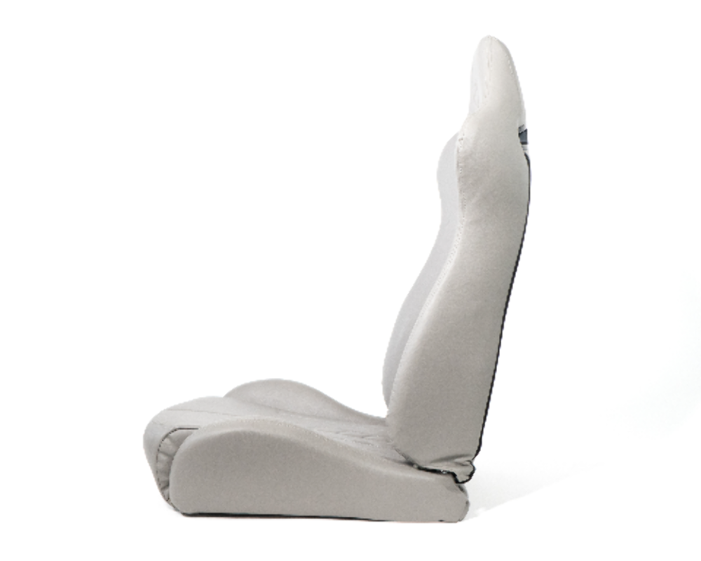 "The Arrow" NRG Sports Vinyl Seat Grey w/ Grey Stitch plus Pressed NRG logo