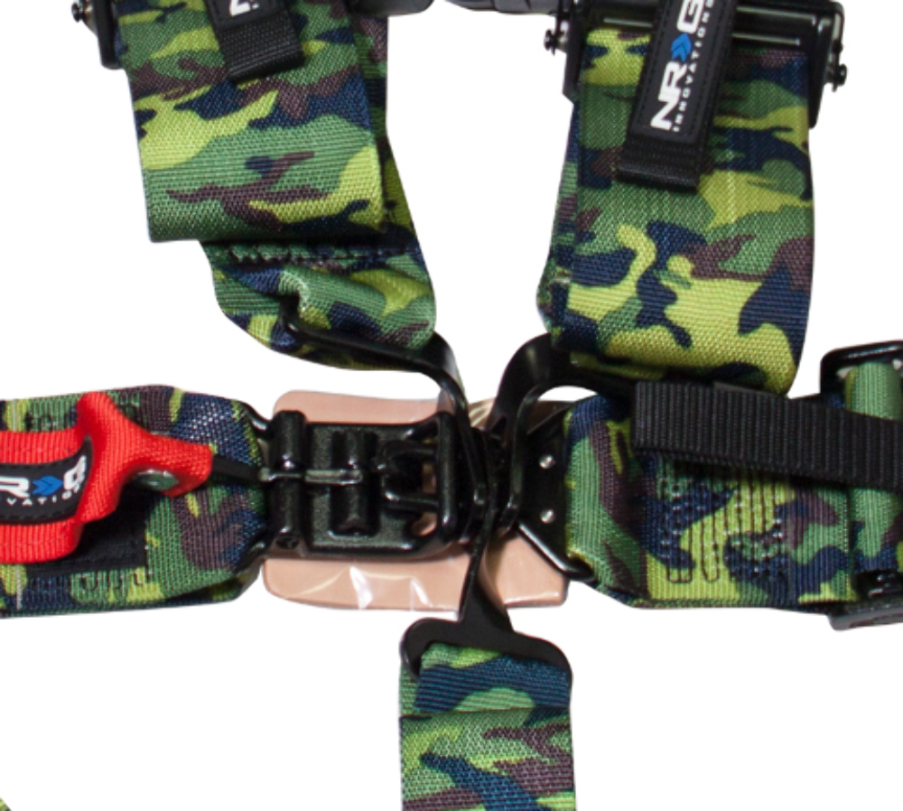 SFI 16.1 5pt 3 inch Seat Belt Harness / Latch Link - Camo