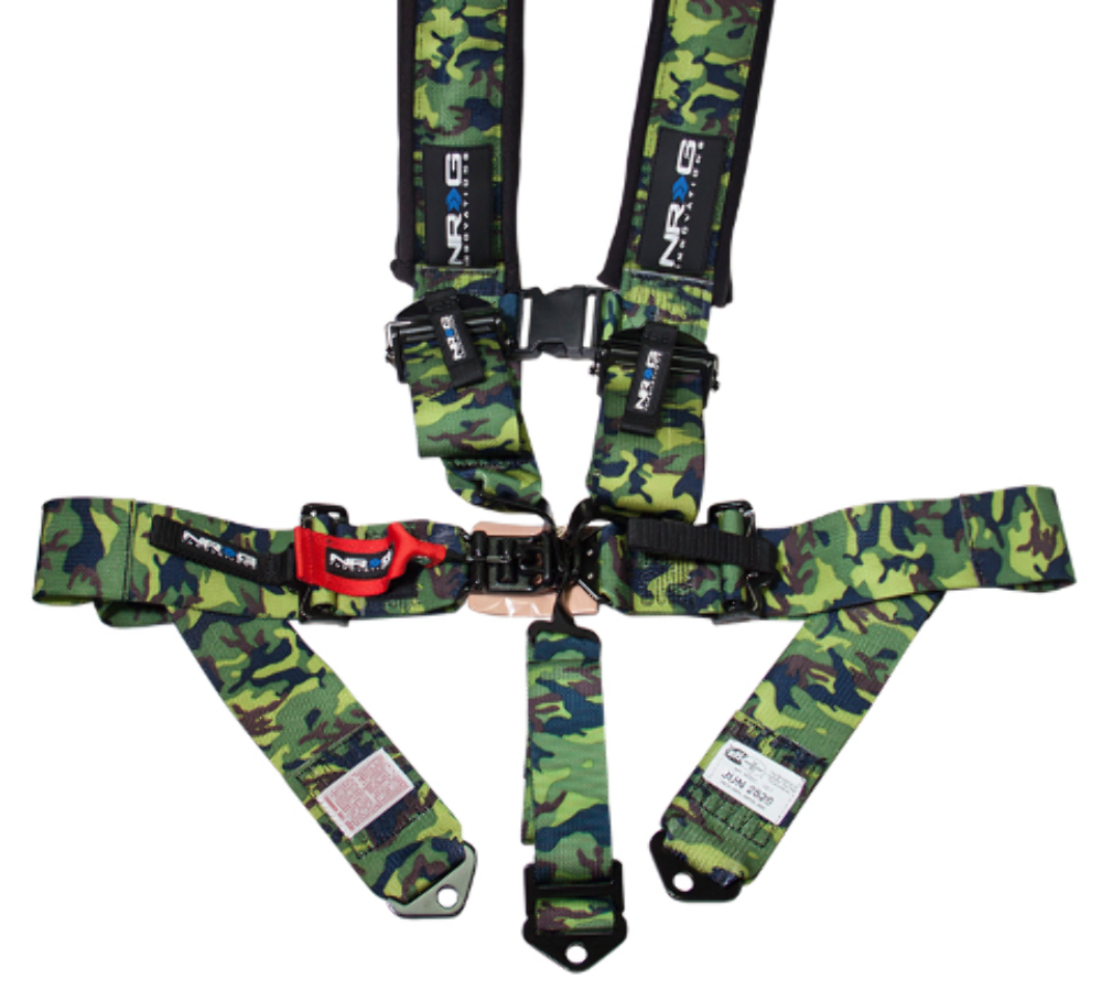 SFI 16.1 5pt 3 inch Seat Belt Harness / Latch Link - Camo